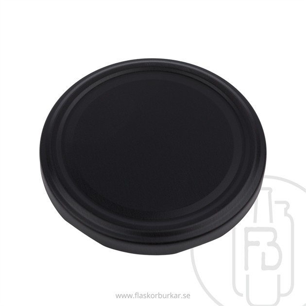 Twist off lid, 82mm, Black Matte